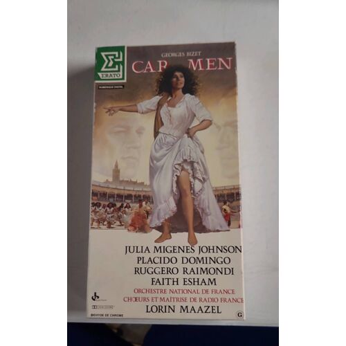 Erato Georges Bizet Carmen / 3 Cassettes & Livret / 1984 / Opéra