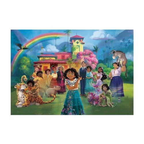 Puzzle 104 pieces enfant - La Famille Madrigal - Disney Encanto - Personnages, Heros Film - Puzzle Supercolor + carte