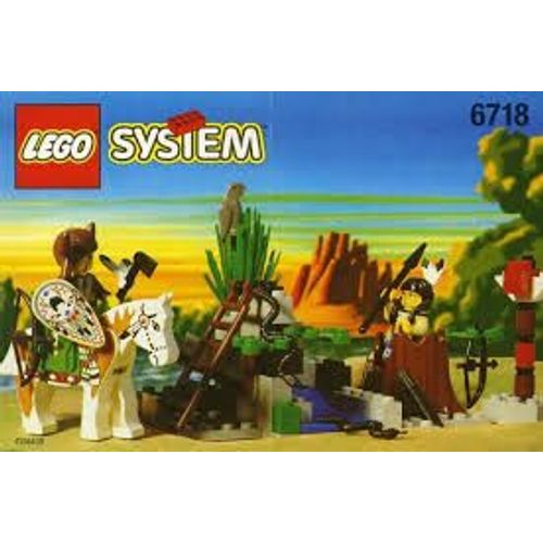 LEGO Vintage 6718 Western Indiens Far West Indians Raindance Ridge avec 2 Figurines