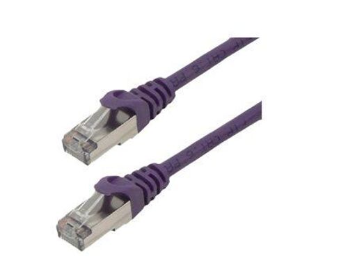 MCL FCC6BM-0.5M/VI 0.5m Cat6 F/UTP (FTP) Violet câble de réseau