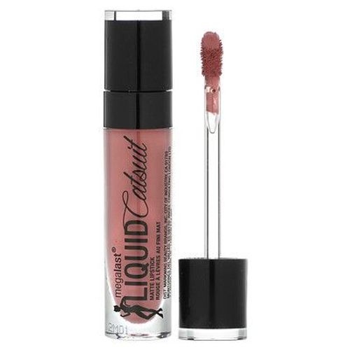 Wet N Wild Megalast Liquid Catsuit Matte Lipstick, 924b Rebel Rose, 6 G 