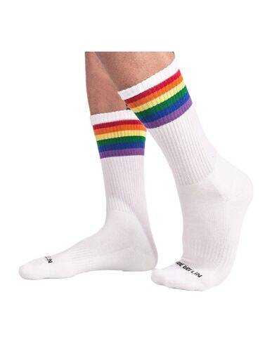 Barcode Berlin Chaussettes Gym Socks Rainbow