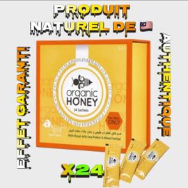 Miel De Malaisie Organic Honey - Boite De 24 Stick De 10 Grammes 