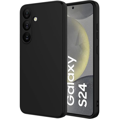 Coque Pour Samsung Galaxy S24 Silicone Noir Little Boutik©