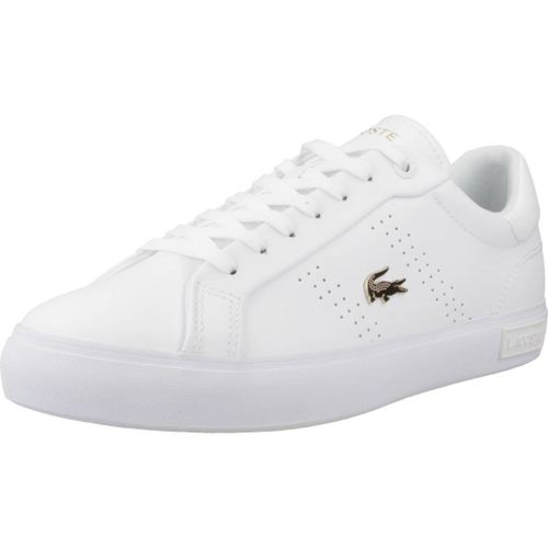 Lacoste Powercourt 2.0 Leather Colour Blanc