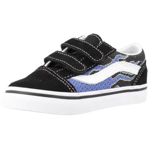 Vans Old Skool V Pixel Flam Colour Noir