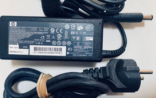 Chargeur d'ordinateur portable / Hp PPP009L-E 18,5V / 3,5A / 65W / PA-1650-32HN/519329-001