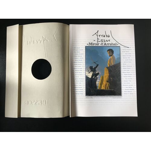 [Fernando Arrabal] Catalogue De L’Exposition »Miroir D’Arrabal » Présentée À La Galerie De « L’Essor » (Le Sentier - Vallée De Joux), En Juin 1999.[Un Des 118 Exemplaires De Tête, Sur Papier Job]