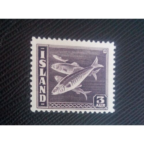 Timbre Islande M I 209 D Hareng De L'atlantique (Clupea Harengus) 1941 ( 090208 )