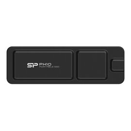 SILICON POWER PX10 - SSD - 2 To - externe (portable) - USB 3.2 Gen 2 (USB-C connecteur) - noir