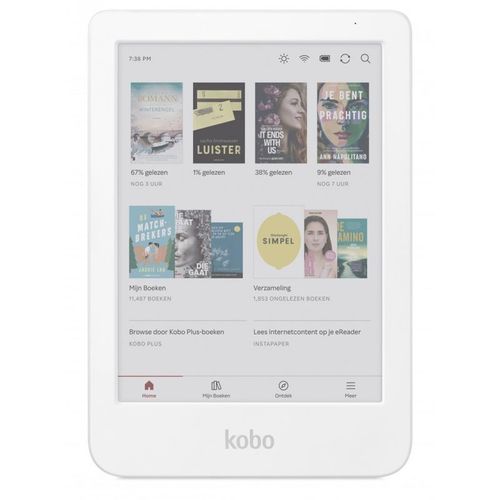 Liseuse Écran Tactile Kobo Clara Colour Wi-Fi 16 Go 6 pouces Blanc