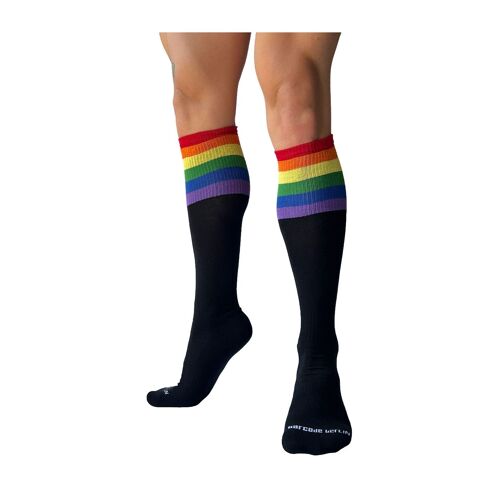 Barcode Berlin Chaussettes Hautes Pride Football Noires