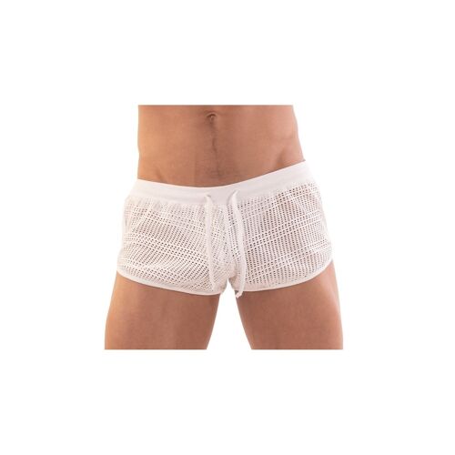 Short Filet Aachet Blanc