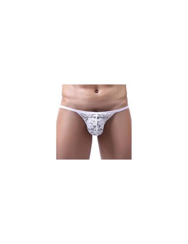 String Dentelle Osta Blanc