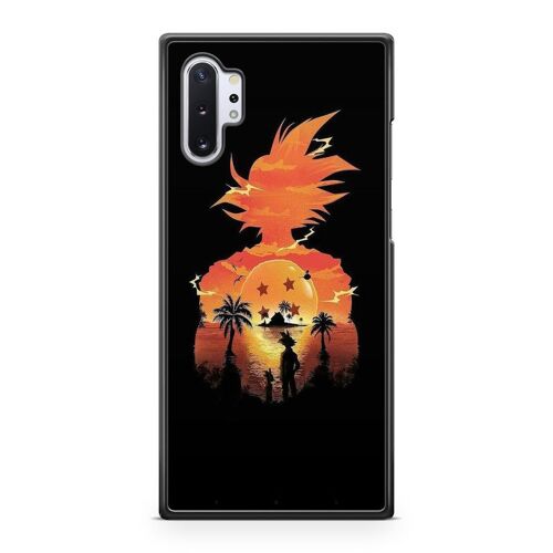 Coque De Téléphone Pour Samsung Galaxy Note 10 Plus Dragon Ball Z Son Goku Son Gohan Vegeta Dbz Songoku Songohan Ref 8514