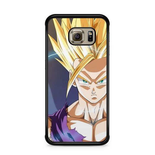 Coque De Téléphone Pour Samsung Galaxy S6 Edge Dragon Ball Z Son Goku Son Gohan Vegeta Dbz Songoku Songohan Ref 13607