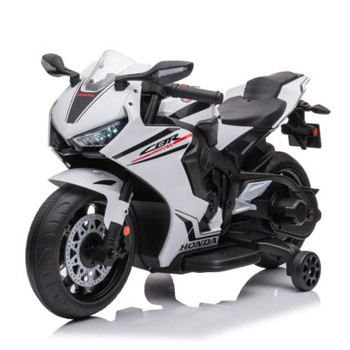 Honda Cbr1000 Rr - Moto Électrique Enfant 12v - 2 À 5 Ans - Blanc