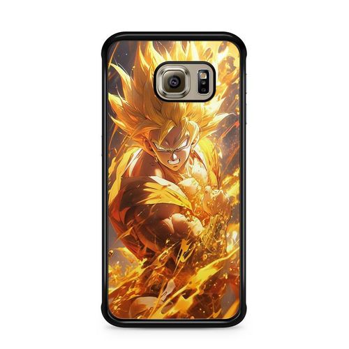 Coque De Téléphone Pour Samsung Galaxy S6 Dragon Ball Z Son Goku Son Gohan Vegeta Dbz Songoku Songohan Ref 19414