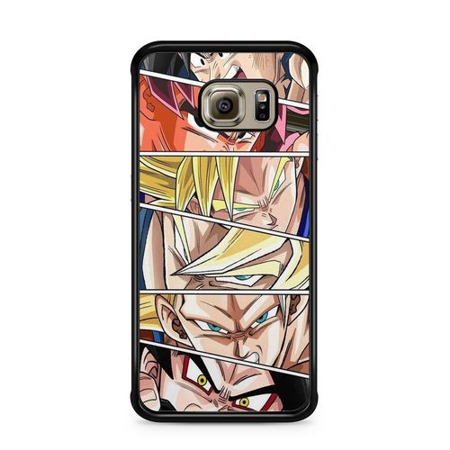 Coque De Téléphone Pour Samsung Galaxy S7 Edge Dragon Ball Z Son Goku Son Gohan Vegeta Dbz Songoku Songohan Ref 10100