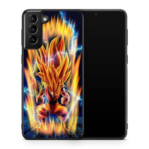 Coque De Téléphone Pour Samsung Galaxy S21 Plus Dragon Ball Z Son Goku Son Gohan Vegeta Dbz Songoku Songohan Ref 8946