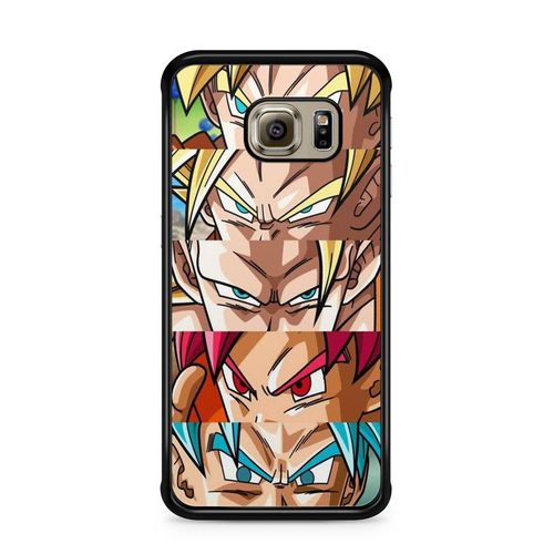 Coque De Téléphone Pour Samsung Galaxy S7 Edge Dragon Ball Z Son Goku Son Gohan Vegeta Dbz Songoku Songohan Ref 15061