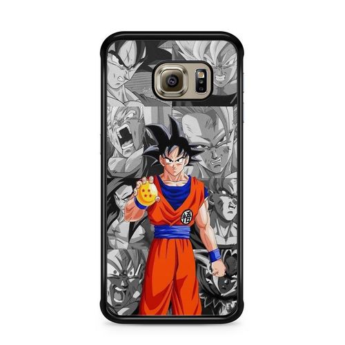 Coque De Téléphone Pour Samsung Galaxy S6 Dragon Ball Z Son Goku Son Gohan Vegeta Dbz Songoku Songohan Ref 17115