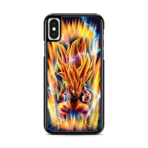 Coque De Téléphone Pour Iphone X / Xs Dragon Ball Z Son Goku Son Gohan Vegeta Dbz Songoku Songohan Ref 8842
