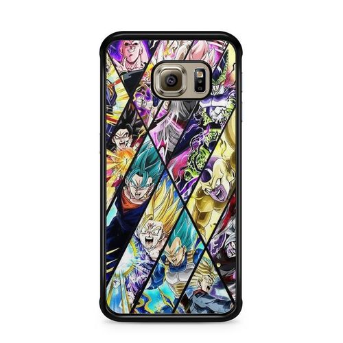 Coque De Téléphone Pour Samsung Galaxy S7 Edge Dragon Ball Z Son Goku Son Gohan Vegeta Dbz Songoku Songohan Ref 9979
