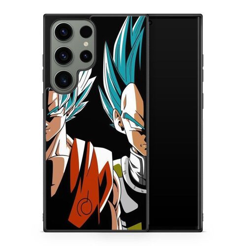 Coque De Téléphone Pour Samsung Galaxy S24 Ultra Dragon Ball Z Son Goku Son Gohan Vegeta Dbz Songoku Songohan Ref 9314