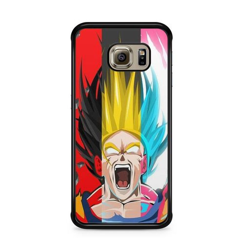 Coque De Téléphone Pour Samsung Galaxy S6 Dragon Ball Z Son Goku Son Gohan Vegeta Dbz Songoku Songohan Ref 13122