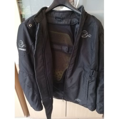 Blouson Moto Bering Lady Adele Noir Avec Renforts Dos, Épaules, Coudes Taille Wt5