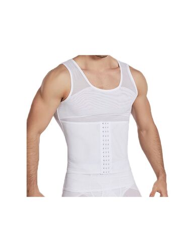 Nogenderwear Débardeur Gainant Mesh Tight Blanc