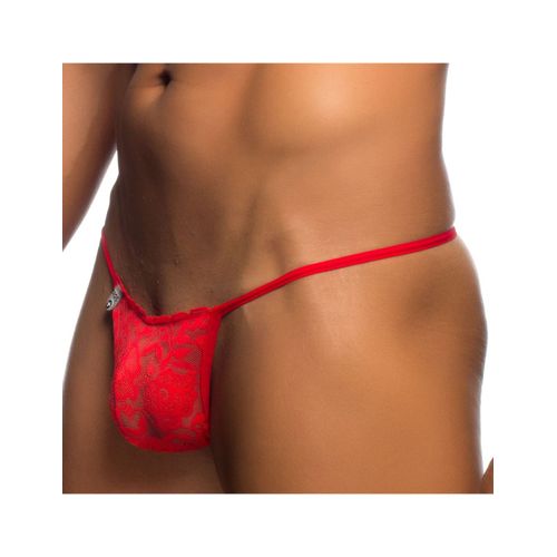 String Dentelle Lace Mob Rouge