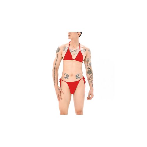 Nogenderwear Ensemble Mankini Sumiro 2 Pièces Rouge