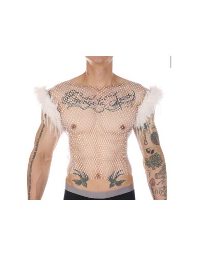 Débardeur Résille Perles Et Plumes Nightfizz Blanc