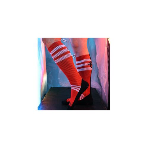 Chaussettes Hautes Retro Remix Rouges