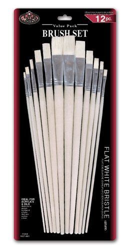 Royal & Langnickel Rset-9601 Set De Pinceaux À Long Manche 12 Pièces