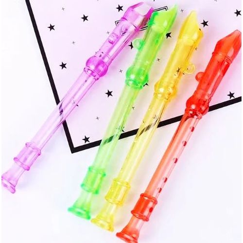 Flute Enfant Couleurs Lumineuses Instrument De Musique Jouet Bébé 14 Cm Kermesse Anniversaire Fête