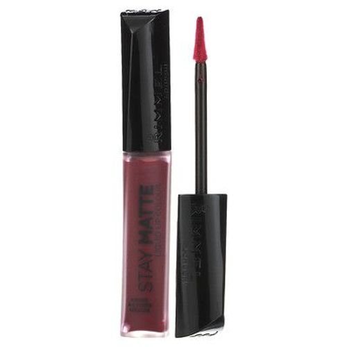 Rimmel London Stay Mate, Rouge À Lèvres Liquide, 810 Plum This Show, 6,5 Ml 