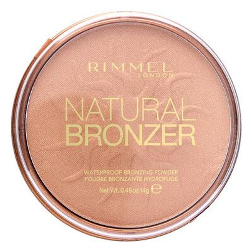 Rimmel London Poudre Bronzante Naturelle, Poudre Bronzante Waterproof, 020 Sunshine, 14 G 