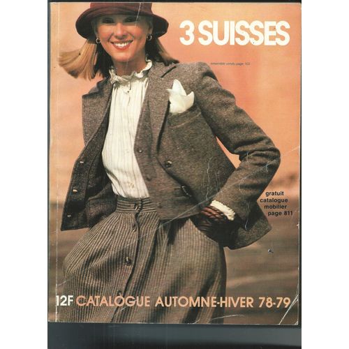 Catalogue 3 Suisses Mode Vêtement Chaussure Femme/ Homme/ Enfant, Lingerie Sportwear, Ameublement, Linge De Maison, Hifi, Photo, Jouets : Goldorak, Sesame Sreet, Playmobil. Cuisine, Hiver 1978/1979