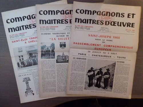 Compagnons Et Maitres D'oeuvre. Bimestri
