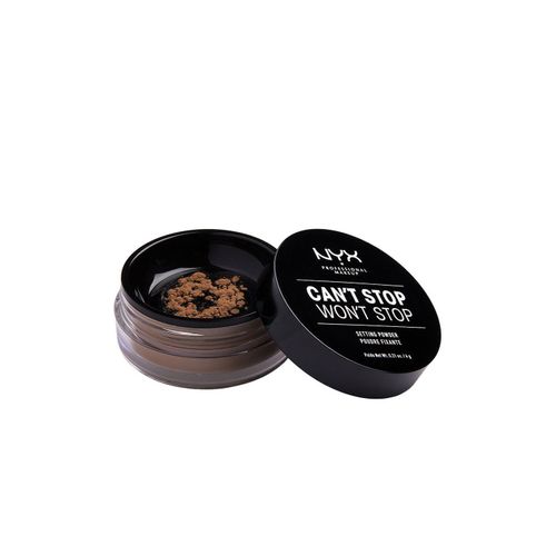Nyx Professional Makeup - Can't Stop Won't Setting Powder Poudre Libre Medium Deep 6 G 