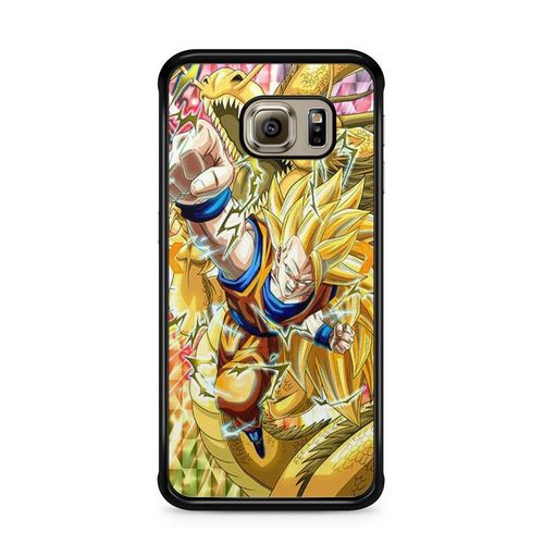 Coque De Téléphone Pour Samsung Galaxy S6 Dragon Ball Z Son Goku Son Gohan Vegeta Dbz Songoku Songohan Ref 7798