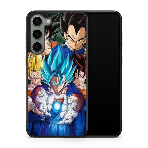Coque De Téléphone Pour Samsung Galaxy A16 Dragon Ball Z Son Goku Son Gohan Vegeta Dbz Songoku Songohan Ref 6761