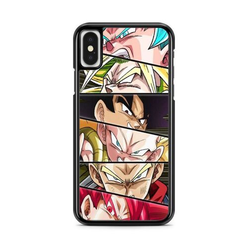 Coque De Téléphone Pour Iphone Xs Max Dragon Ball Z Son Goku Son Gohan Vegeta Dbz Songoku Songohan Ref 6544