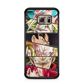Coque De Téléphone Pour Samsung Galaxy S6 Edge Dragon Ball Z Son Goku Son Gohan Vegeta Dbz Songoku Songohan Ref 6589