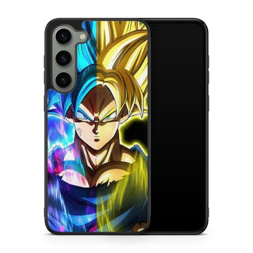 Coque De Téléphone Pour Samsung Galaxy A14 Dragon Ball Z Son Goku Son Gohan Vegeta Dbz Songoku Songohan Ref 4937