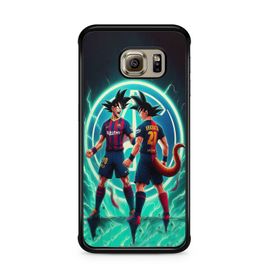 Coque De Téléphone Pour Samsung Galaxy S6 Edge Dragon Ball Z Son Goku Son Gohan Vegeta Dbz Songoku Songohan Ref 55