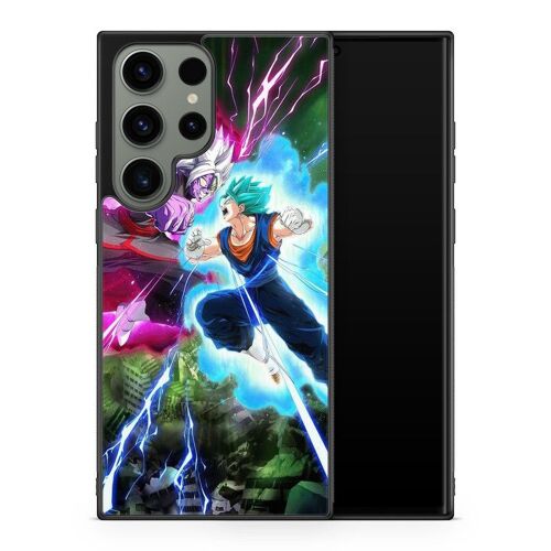 Coque De Téléphone Pour Samsung Galaxy S22 Ultra Dragon Ball Z Son Goku Son Gohan Vegeta Dbz Songoku Songohan Ref 3504